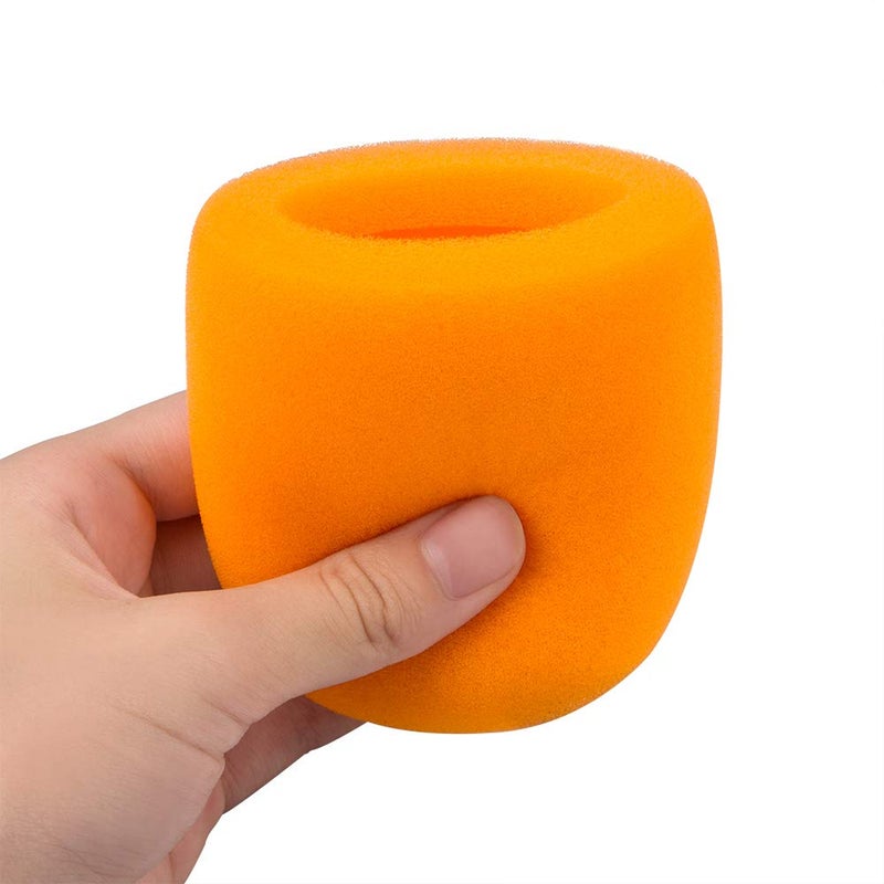 findTop Silicone Shakeproof Anti-Roll Wireless Microphone Protection Ring, Bottom Rod Sleeve Holder, Windscreen Cover for KTV, Assorted Colors - Image 3